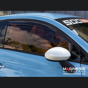 FIAT 500 Side Window Air Deflectors - "mini"